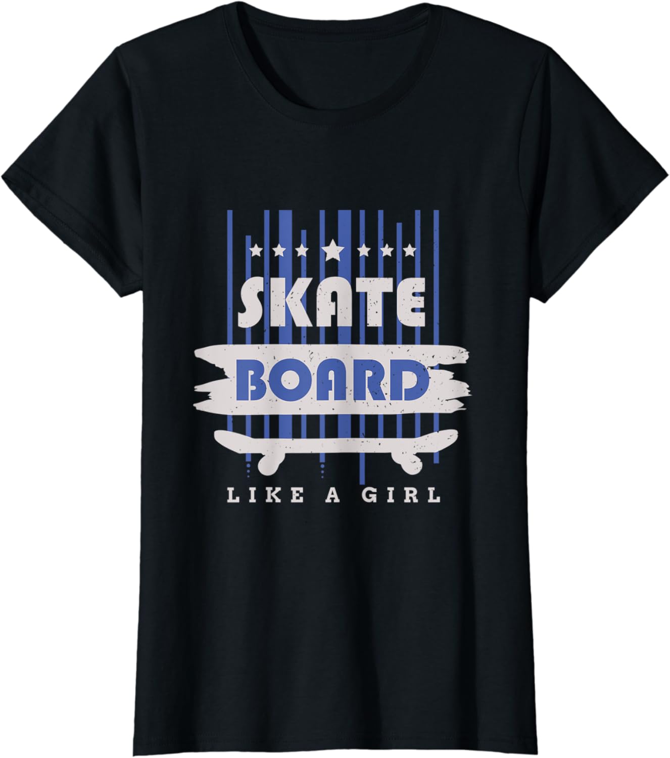 Skateboard Like A Girl Skater Skateboarding TShirt